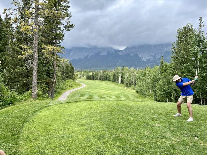 Golfing